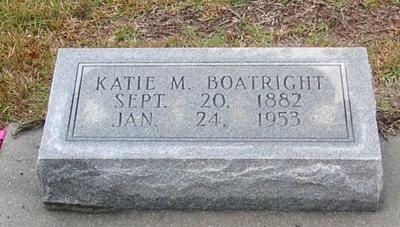 Katherine M. Moody Boatright Gravestone