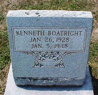 Kenneth Boatright Gravestone