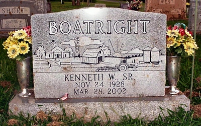 Kenneth W. Boatright Gravestone