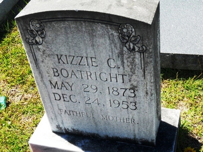 Kizzie Carter King Boatright Gravestone