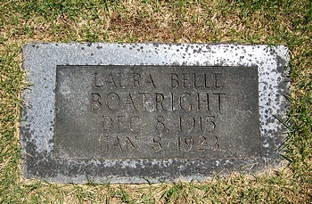 Laura Belle Boatright Marker