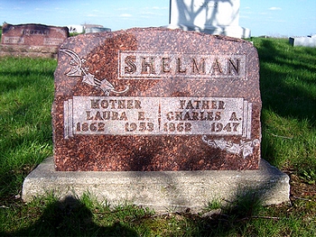 Laura Ellen Boatright Shelman Gravestone