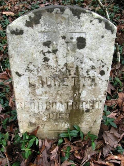 Lauretta Hurst Boatwright Gravestone