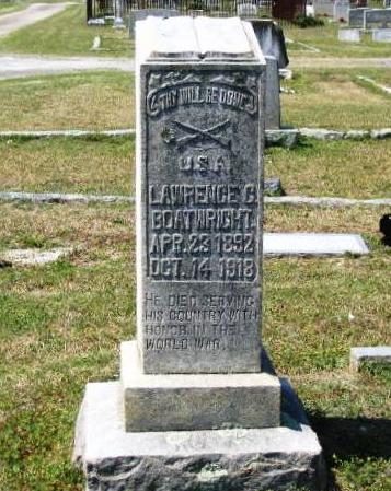 Lawrence George Boatwright Gravestone