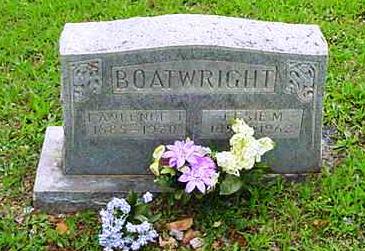 Lawrence Joseph Boatwright and Elsie May Rayfield Gravestone