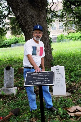 John L. Boatright Plaque placed by Leland Carter