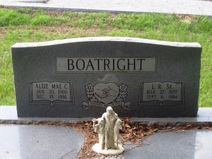 Leroy Roy and Alta Mae Cason Boatright Gravestone