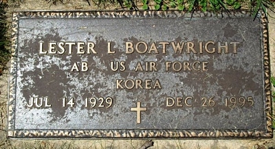 Lester L. Boatwright Gravestone