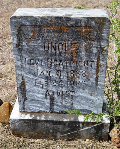 Levi Boatright Gravestone