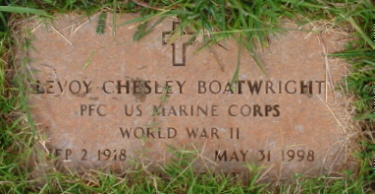 Levoy Chesley Boatwright Marker