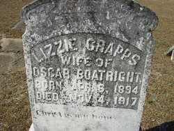 Lizzie Crapps Boatright Gravestone