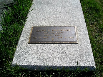 Lloyd Edward Boatright Gravestone