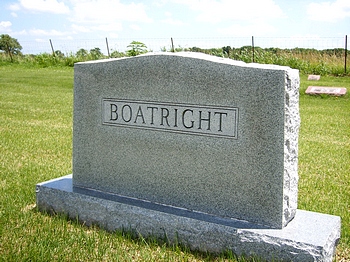 Longwood Cemetery Stone