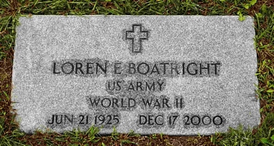 Loren Earl Boatright Gravestone