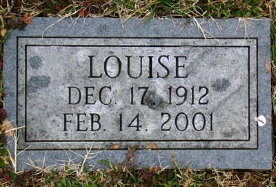 Louise Boatright Gravestone