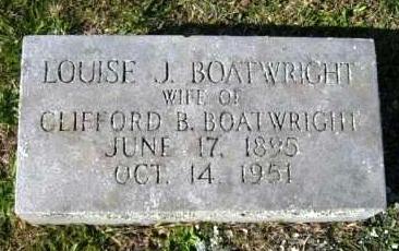 Louise Jones Boatwright Marker