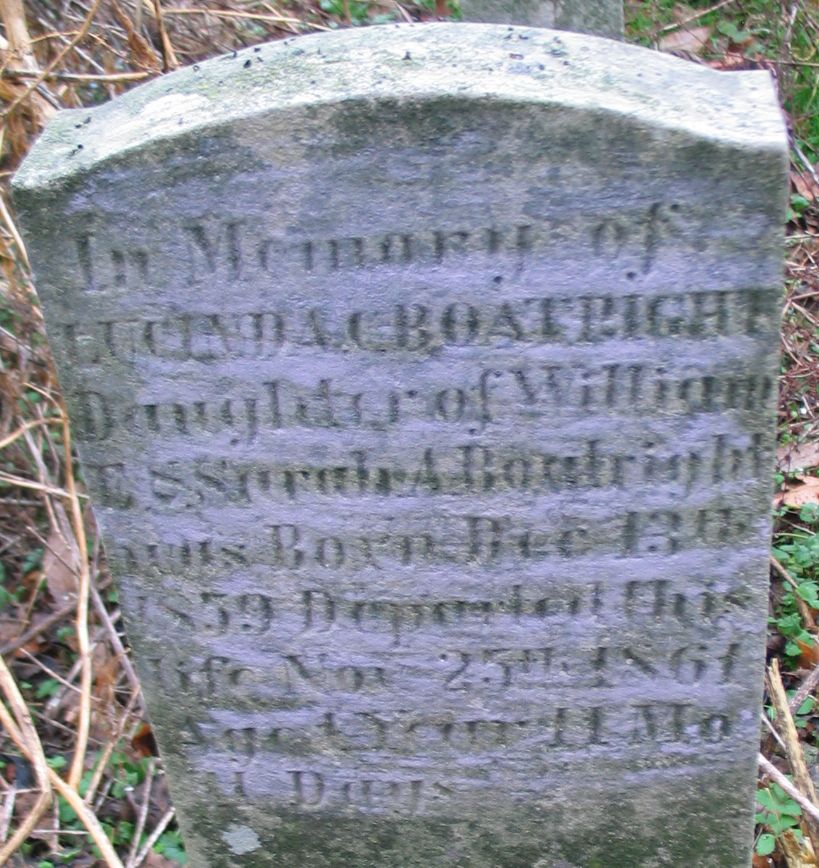 Lucinda C. Boatright Gravestone