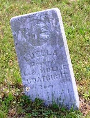 Luella Boatright Gravestone