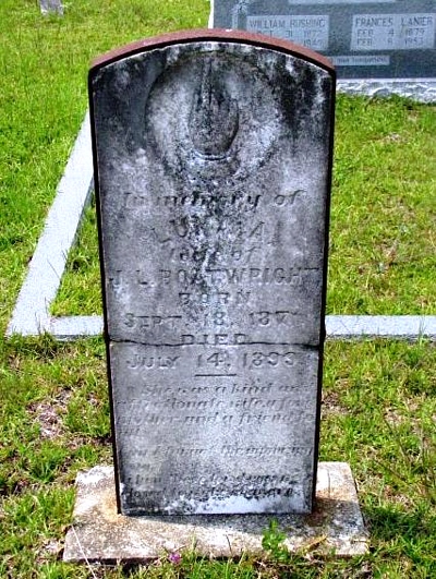 Luna Alvara Beaty Boatwright Gravestone