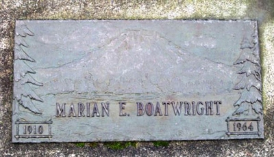 Marian E. Campbell Boatwright Gravestone