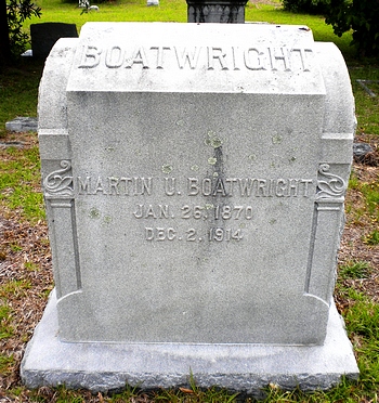 Martin Uriah Boatwright Gravestone