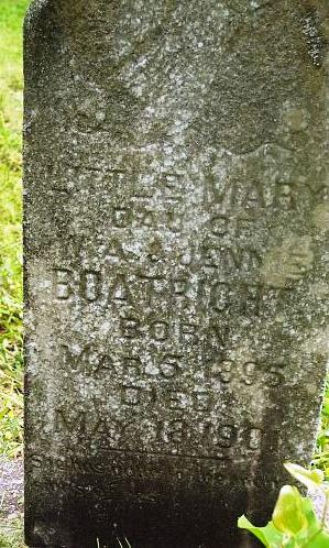 Mary Boatright Gravestone