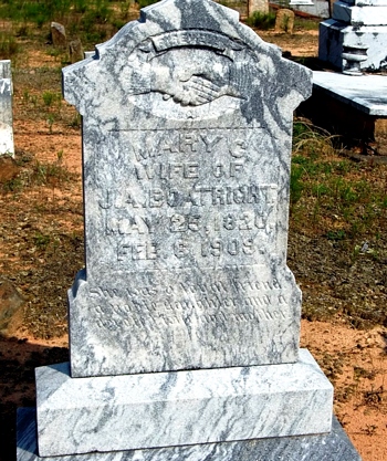 Mary Catherine Bell Boatright Gravestone: