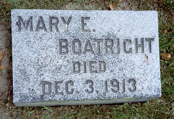 Mary Elizabeth Harl Boatright Marker