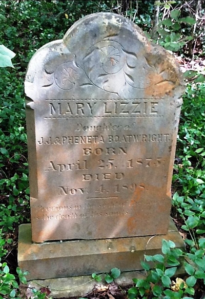 Mary Elizabeth Boatwright Gravestone