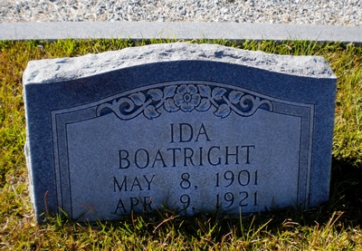 Mary Ida Boatright Gravestone
