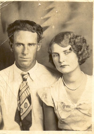 Thomas John Exendine and Mary Magdalene Boatright - 1937