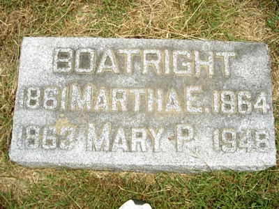 Martha Eliza Boatright Gravestone