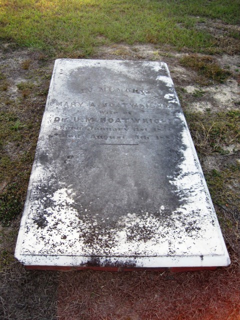 Mary Ann Barr Quattlebaum Boatwright Gravestone