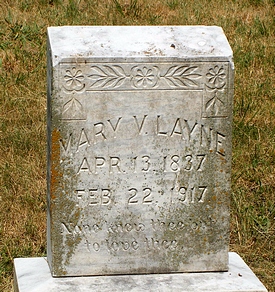 Mary Virginia Boatwright Layne Gravestone