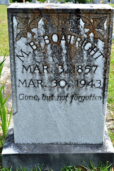 Matthew Brinson Boatright Gravestone: