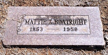 Mattie Featherston Boatright Marker