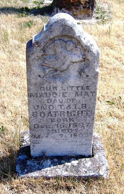 Maudie May Boatright Gravestone