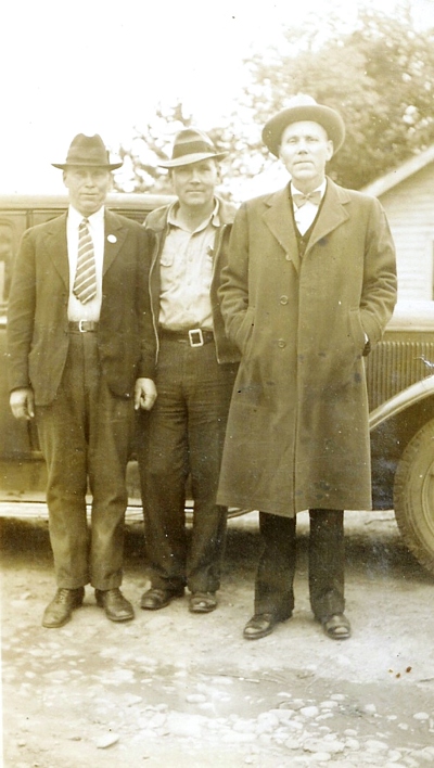 Melvin Boatwright with sons, Robert Daniel Boatwright and Otis Ezra Boatwright