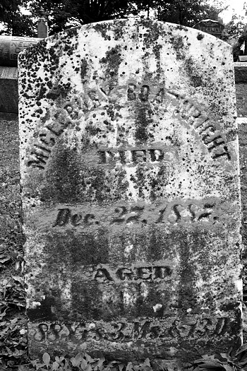 Mickleberry Boatwright Gravestone