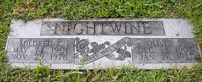 Mildred Catherine Boatright and Oliver Nightwine Marker