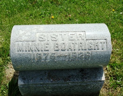 Minnie Boatright Gravestone
