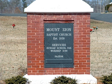Mt. Zion Baptist Church: