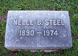 Nelle Clark Boatright Steel Marker
