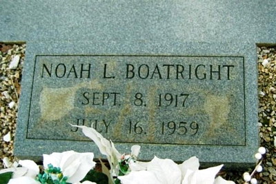 Noah Lee Boatright Gravestone