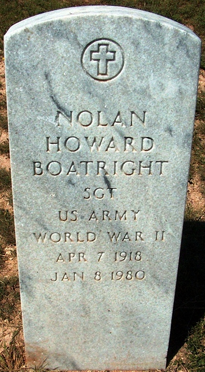 Noland Howard Boatright Gravestone