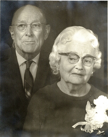 Norval Butler and Dessie Luella Merrifield Boatwright 60th wedding anniversary