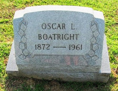 Oscar Lee Boatright Gravestone