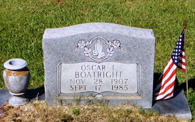Oscar Lee Boatright Gravestone
