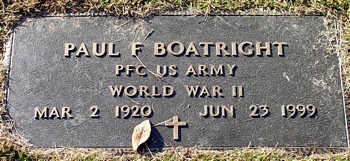 Paul Franklin Boatright Marker