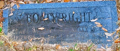 Paul Wesley Boatwright Gravestone